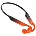 Sportowe Słuchawki K9 Bluetooth 5.0 Air Conduction - Pomarańczowo-Czarne