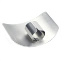 Stainless Steel Finger Guard Kitchen Tool - 6.3cm x 4.8cm