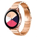 Samsung Galaxy Watch Active Pasek ze Stali Nierdzewnej - Różowe Złoto