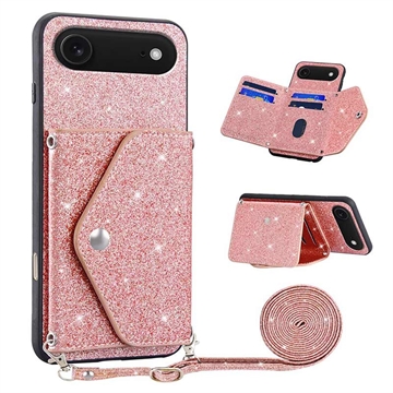 Etui iPhone Air Stardust z Miejscem na Kartę - Róż