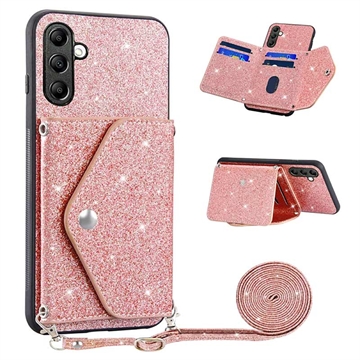 Etui Stardust Samsung Galaxy A14/A14 5G z Miejscem na Kartę - Róż