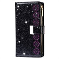 Samsung Galaxy S22 5G Etui z Portfelem Starlight Series - Czarne