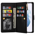 Samsung Galaxy S22 5G Etui z Portfelem Starlight Series - Czarne