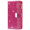 Samsung Galaxy S22 5G Etui z Portfelem Starlight Series - Ciemny Róż