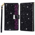 Samsung Galaxy S22 Ultra 5G Etui z Portfelem Starlight Series - Czarne