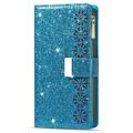 iPhone 14 Max Etui-Portfel z Serii Starlight - Błękit