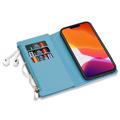 iPhone 14 Max Etui-Portfel z Serii Starlight - Błękit