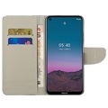Nokia 5.4 Pokrowiec-Portfel Style Series - Niebieski Motyl