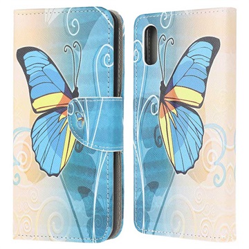 Samsung Galaxy Xcover 5 Pokrowiec-Portfel Style Series - Niebieski Motyl