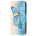 Samsung Galaxy Xcover 5 Pokrowiec-Portfel Style Series - Niebieski Motyl