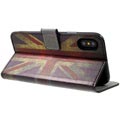 Etui z Portfelem z Serii Style do iPhone X / iPhone XS - Flaga Brytyjska