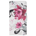 Etui z portfelem z serii Style do telefonu iPhone 11 - Elegancki Lotos