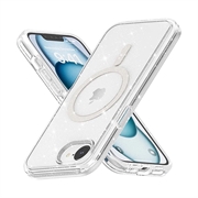 iPhone 16e Hybrydowe Etui Stylish Glitter Series - Zgodność z MagSafe