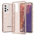 Samsung Galaxy A53 5G Hybrydowe Etui Stylish Glitter Series - Złoto