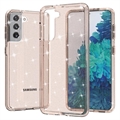 Hybrydowe Etui Stylish Glitter Series - Samsung Galaxy S21 5G