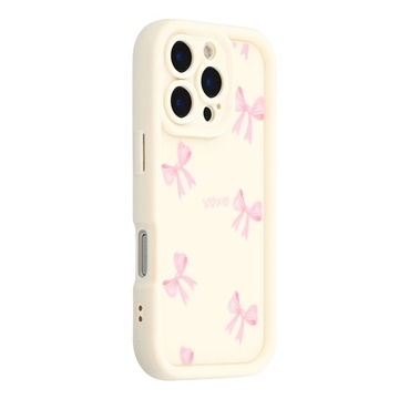 Stylowe, wstrząsoodporne etui TPU iPhone 16 Pro z podniesionymi krawędziami