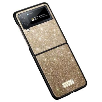 Samsung Galaxy Z Flip4 5G Hybrydowe Etui Sulada Celebrity - Złoto
