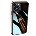 Hybrydowe Etui Sulada Minrui do iPhone 13 Pro - Złoto