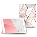 iPad 10.2 2019/2020 Etui Folio Supcase Cosmo - Różowy Marmur