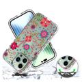 Hybrydowe Etui z Serii Sweet Armor do iPhone 14 Pro Max - Kolorowe Kwiaty
