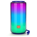 Stereofoniczny Głośnik Bluetooth ze Światłami RGB T&G TG639 - Błękit