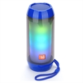 Poręczny Głośnik Bluetooth T&G TG-311 z Oświetleniem LED - Czarny