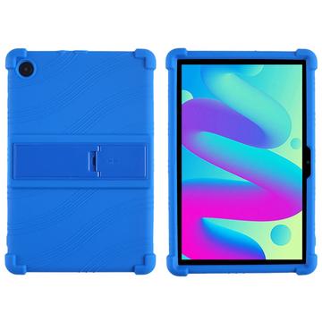 TCL Tab 10L/10 HD 4G Silikonowe etui z podpórką - Niebieskie