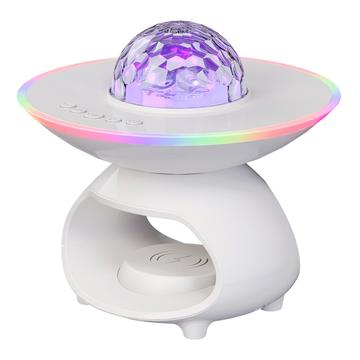 TCSP-001-C Lampa projektorowa 4 w 1 z pilotem zdalnego sterowania - biała