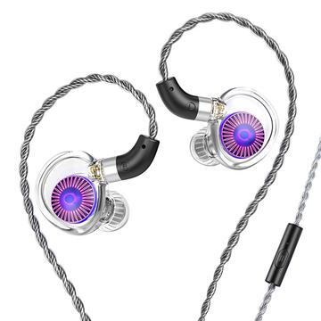 TRN Medusa Detachable In-Ear HiFi Earphones - Triple Chamber Design for Audiophiles (Open Box - Excellent)
