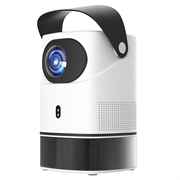 Projektor wideo 4K HD TS-2 32 GB z ukrytym, wysuwanym uchwytem, systemem operacyjnym Android i Wi-Fi