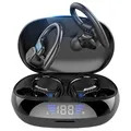 VV2 Słuchawki Sportowe TWS z Wyświetlaczem LED - Czarne