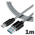 Kabel do Ładowania Tactical Fast Rope - USB-A/USB-C - 1 m