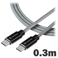 Kabel do Ładowania Tactical Fast Rope - USB-C/USB-C - 0.3 m