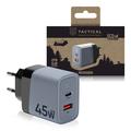 Ładowarka sieciowa Tactical Microgrid GaN 45W - PD3.0 USB-C, QC3.0 USB-A