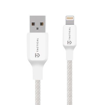 Kabel USB-A / Lightning Tactical Stitch Thread - 1m, 12W - biały