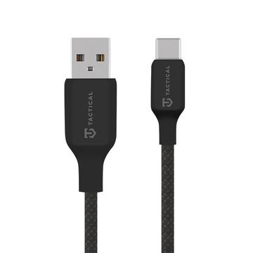 Kabel Tactical Stitch Thread USB-A / USB-C - 1m, 15W - czarny