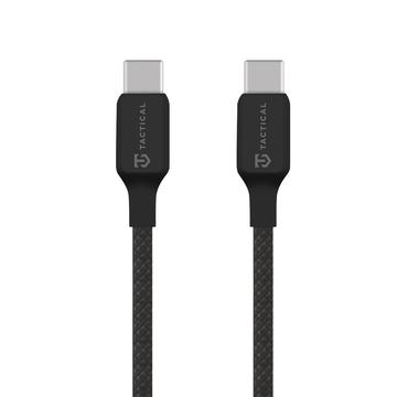 Kabel USB-C Tactical Stitch Thread - 0.3m, 60W - czarny