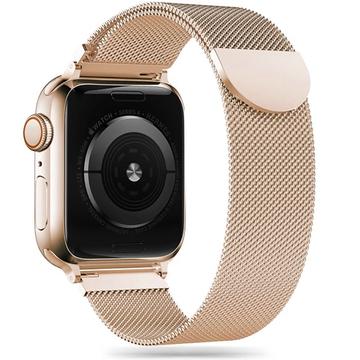 Apple Watch Series 9/8/SE (2022)/7/SE/6/5/4/3/2/1 Tech-Protect Milanese Strap (Open Box - Bulk Satisfactory) - Gold