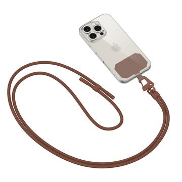 Pasek do smartfona Tech-Protect C5S CrossBody - brązowy