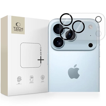 Ochraniacz aparatu iPhone 17 Pro Max Tech-Protect Cam Fit+ ze szkła hartowanego - przezroczysty