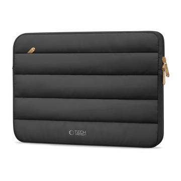 Puszysty pluszowy pokrowiec na laptopa Tech-Protect 13"-14" - Czarny