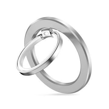 Tech-Protect MMR300 Magnetic MagSafe Ring Holder - srebrny