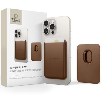 Etui na kartę Tech-Protect MagWallet MagSafe - Brąz