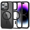 iPhone 15 Pro Etui Tech-Protect Magmat - Kompatybilne z MagSafe - Półprzezroczysty Czerń