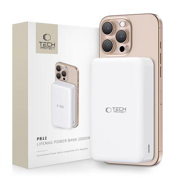 Magnetyczny bezprzewodowy power bank Tech-Protect PB12 LifeMag 20000mAh - 15W