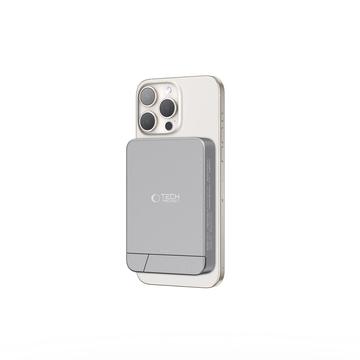 Tech-Protect PB15 LifeMag 10000mAh Magnetic Wireless Power Bank z podstawką - 15W - Szary