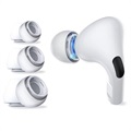 Wkładki douszne Tech-Protect do słuchawek AirPods Pro - S, M, L - Białe