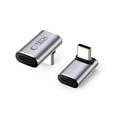 Adapter kątowy USB-C Tech-Protect UltraBoost AA02 40 Gb/s - szary