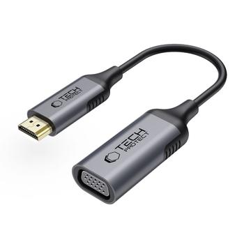 Adapter Tech-Protect UltraBoost HDMI do VGA - Full HD 1080p, 60Hz - Czarny