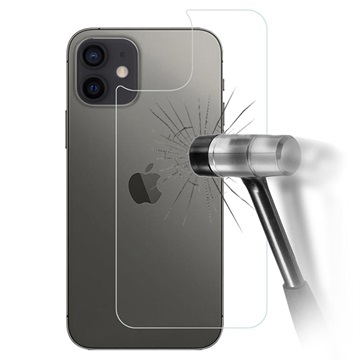 iPhone 12/12 Pro Osłona na Tył z Hartowanego Szkła - 9H - Przezroczysta